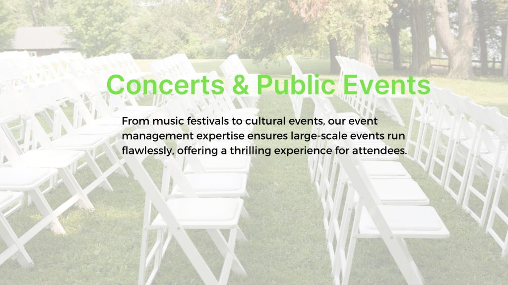 Concerts & Public Events